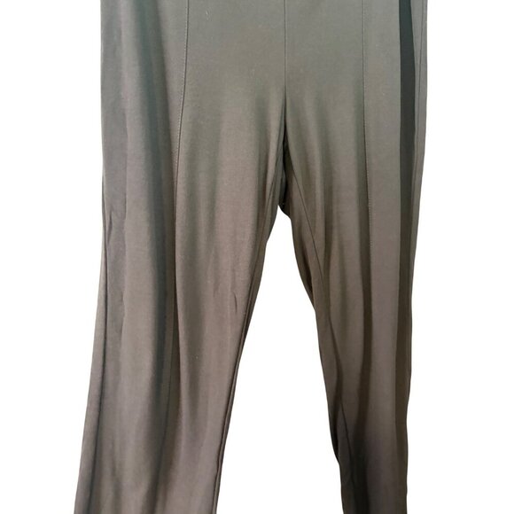 J. Jill Women's Brown Pull On Elastic Waist Ponte Comfy Lounge Leggings Size XL - Picture 4 of 10